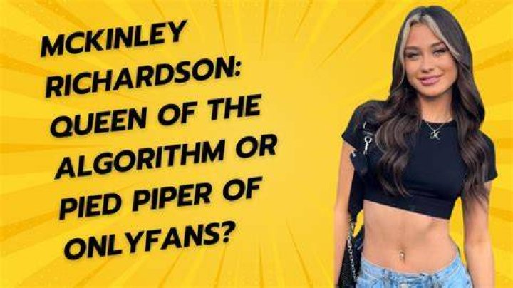 Unveiling The Allure Of McKenly Richardson OnlyFans