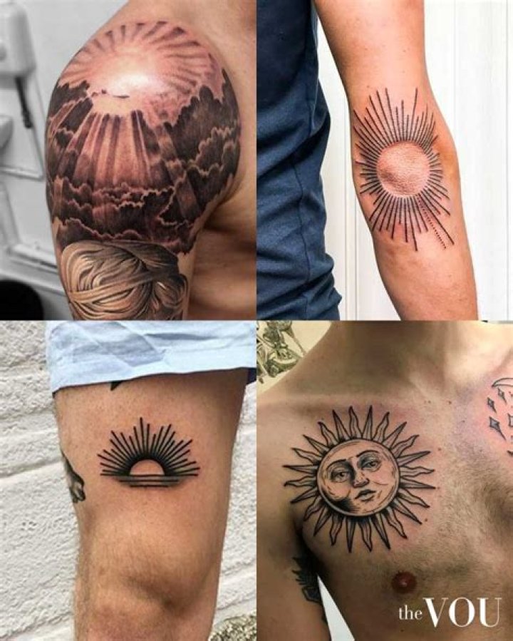 Unveiling The Enchanting World Of Color Sun Tattoo Designs