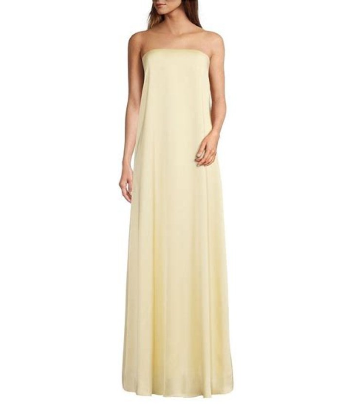 Unveiling The Lucia Shift Strapless Maxi Dress
