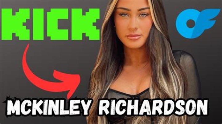 Unveiling The Mystery Of McKinley Richardson Keaked