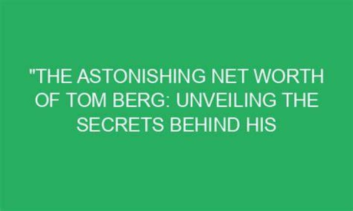 Unveiling The Secrets Behind His Wealth