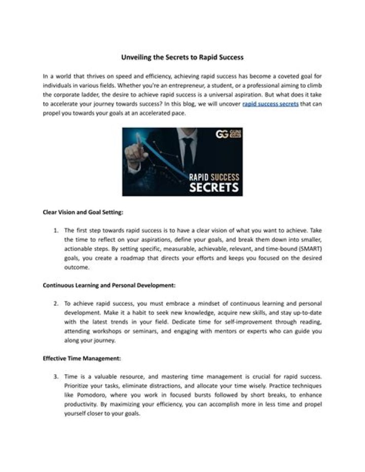 Unveiling The Secrets To Her Success