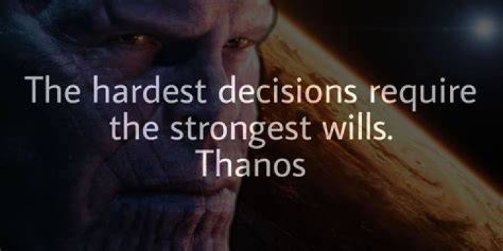 Unyielding Resolve: Thanos Quotes Strongest Will