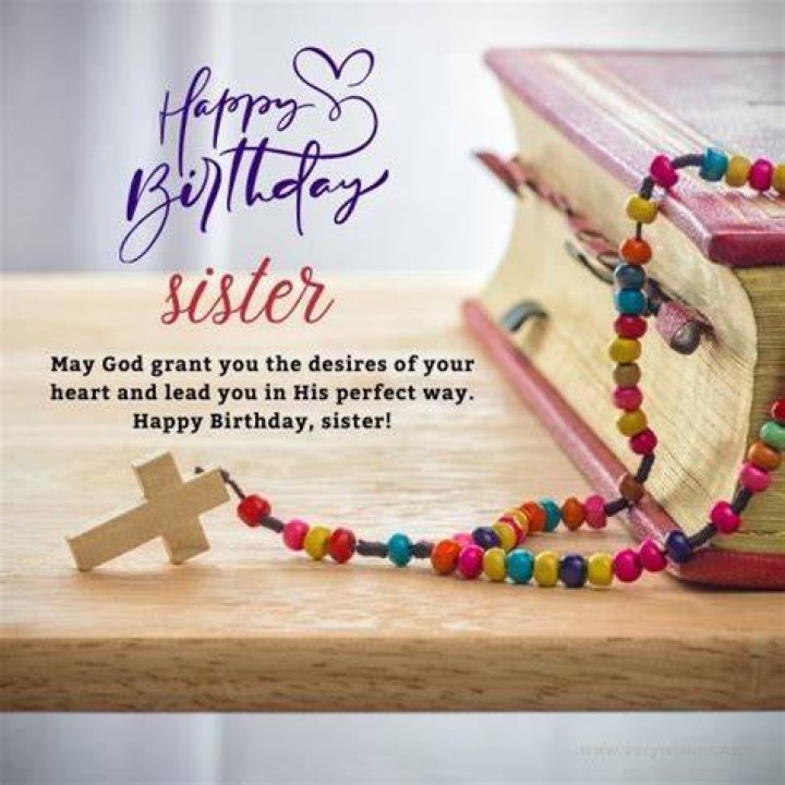 Wish Your Sister A Blessed Birthday With Christian Greetings