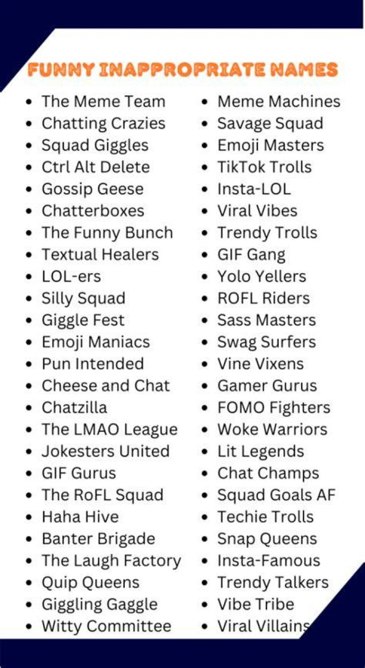Witty And Whimsical: The World Of Funny Inappropriate Usernames